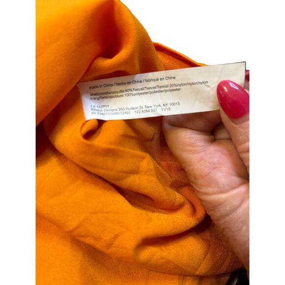 NWT - Eloquii Orange String Halter Neck Mini - Size 22 - Picture 8 of 10